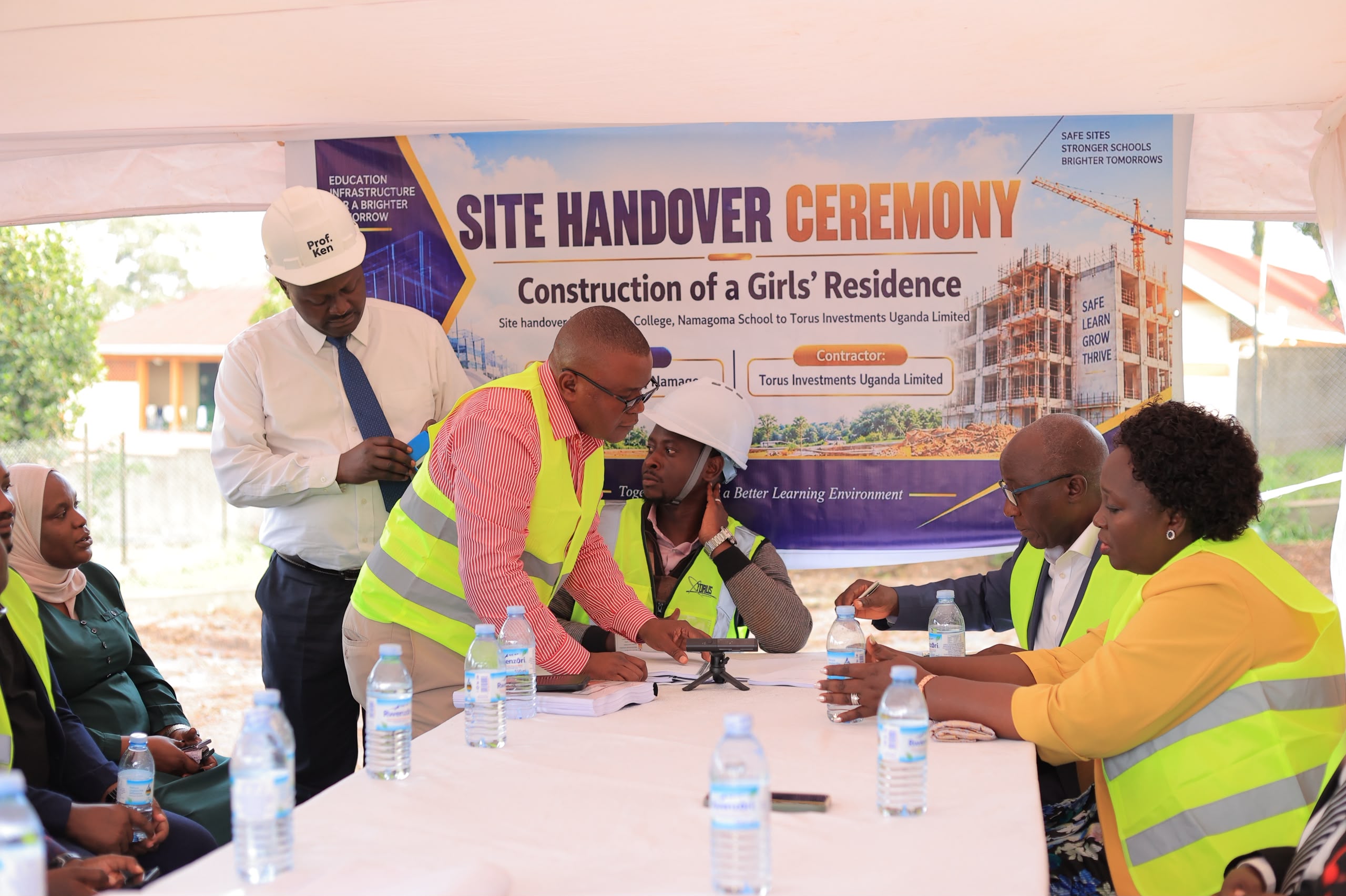 The College Holds Site Handover Ceremony for New Girls Residence
